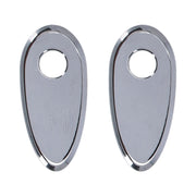 MCS fender strut turn signal hole covers - Chrome