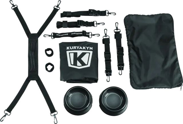 Kuryakyn Pet Palace Titan Pet Carrier Black 78L