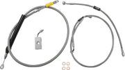 La Choppers Standard Braided Handlebar Cable/Brake Line Kit