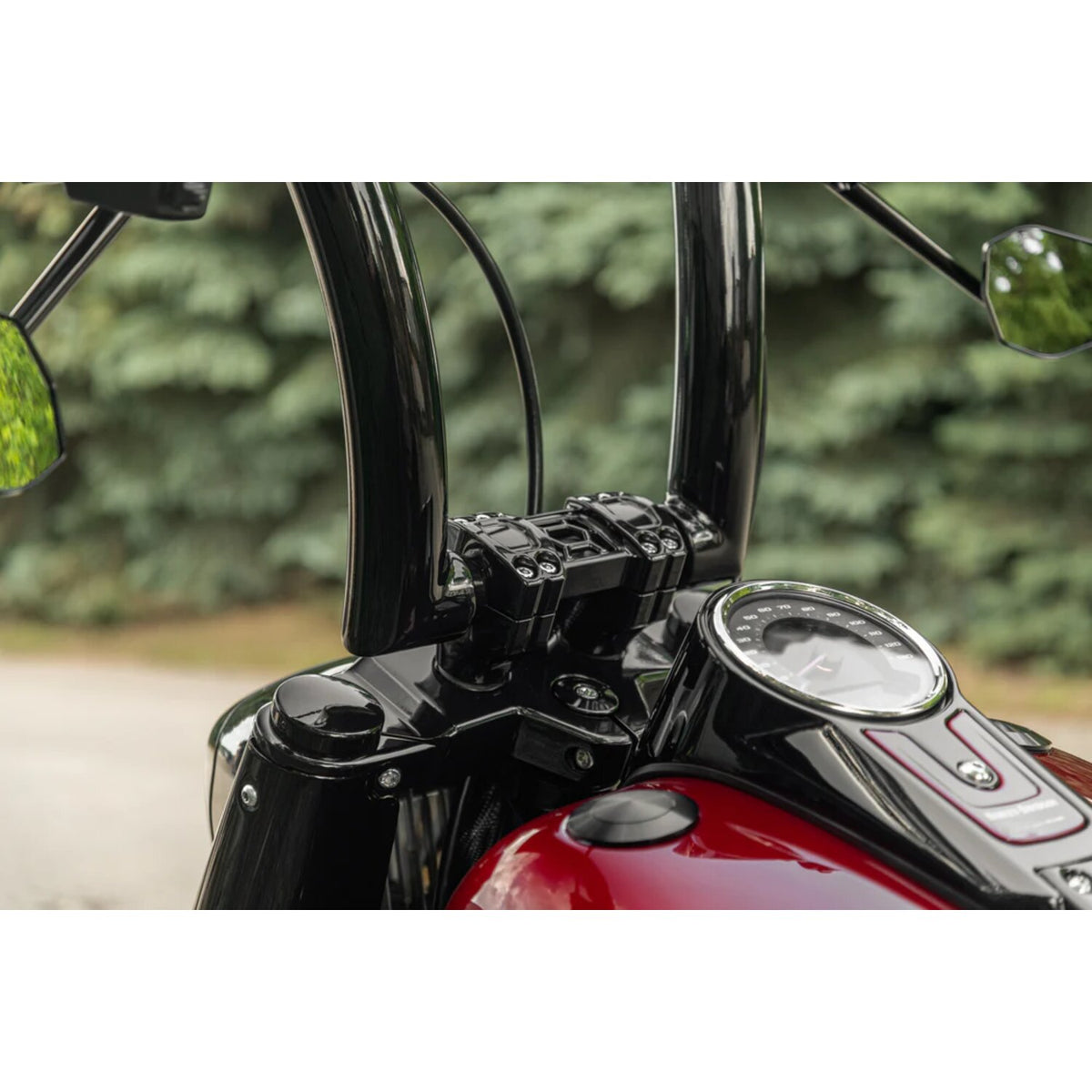 Killer Custom 1" 'Task Force' risers - 2" rise - Black