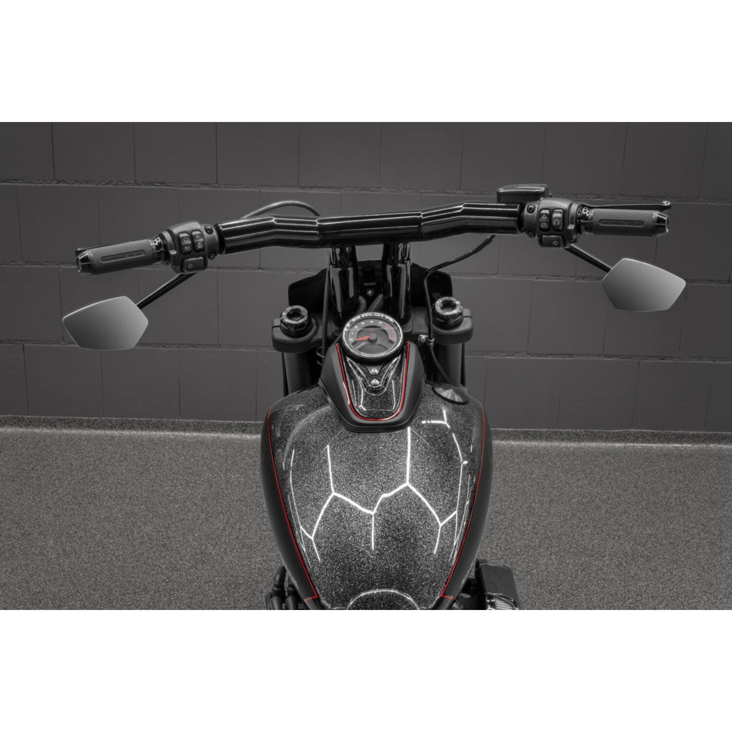 Killer Custom 'Back Saver' Raked T-Bar Mega handlebar 8"