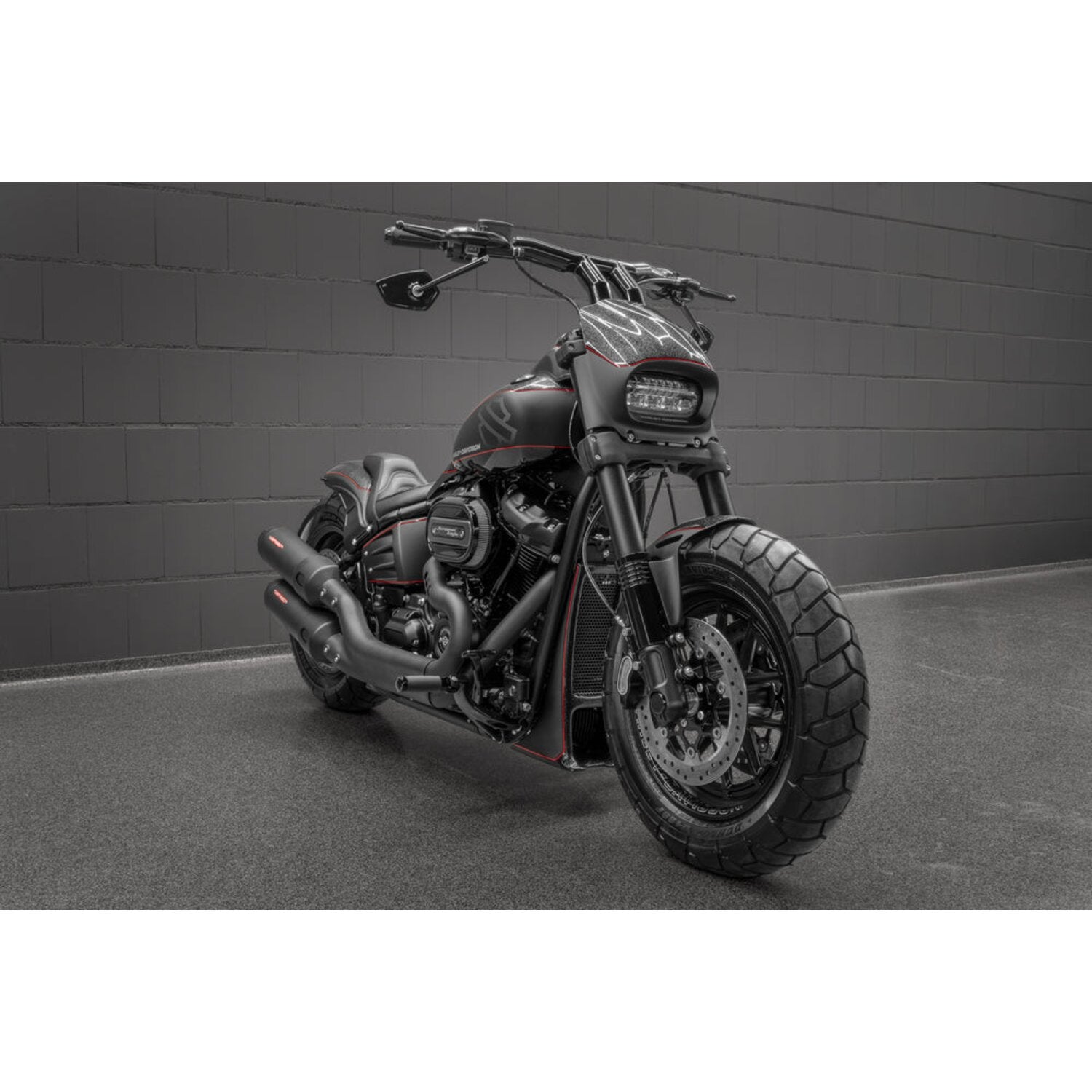 Killer Custom 'Back Saver' Raked T-Bar Mega handlebar 10"