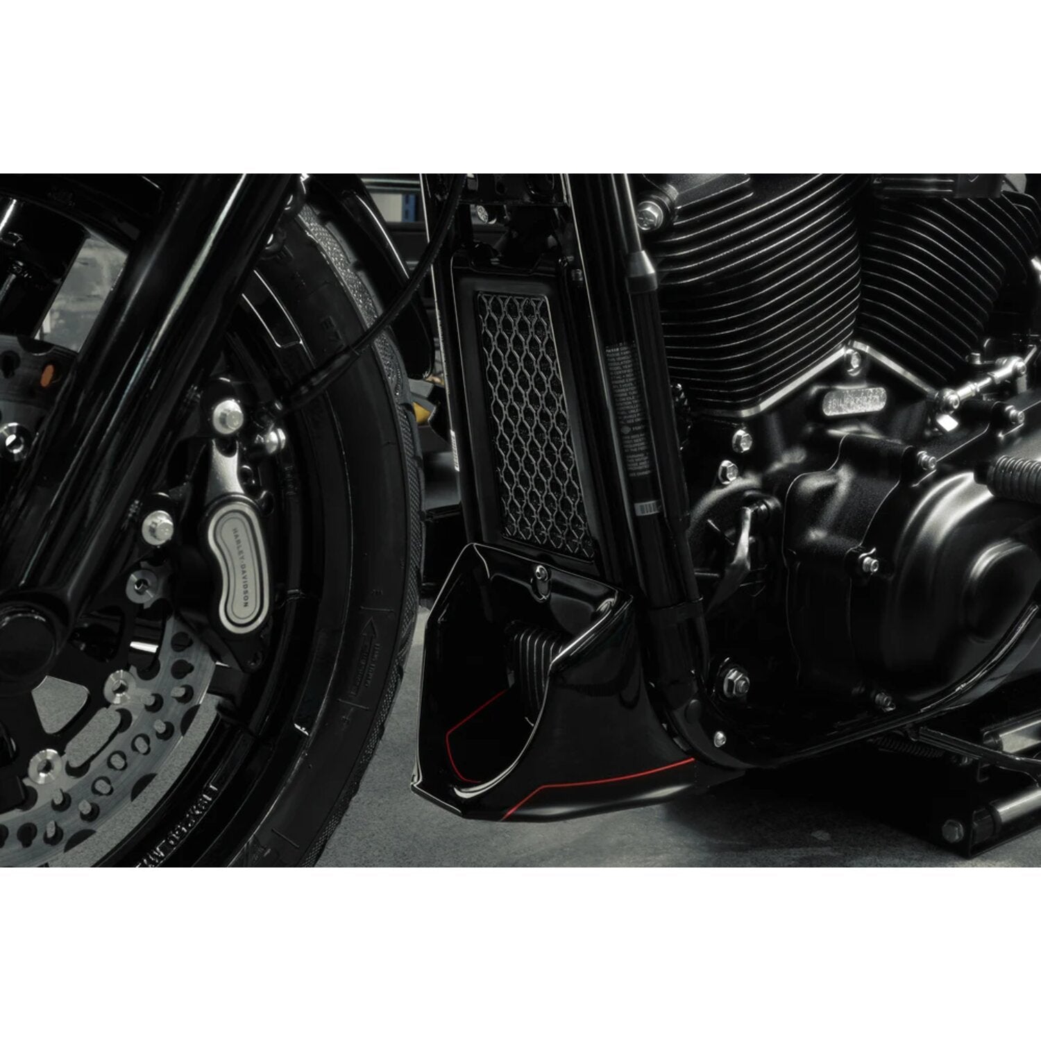 Killer Custom oil radiator guard 'David' - Black