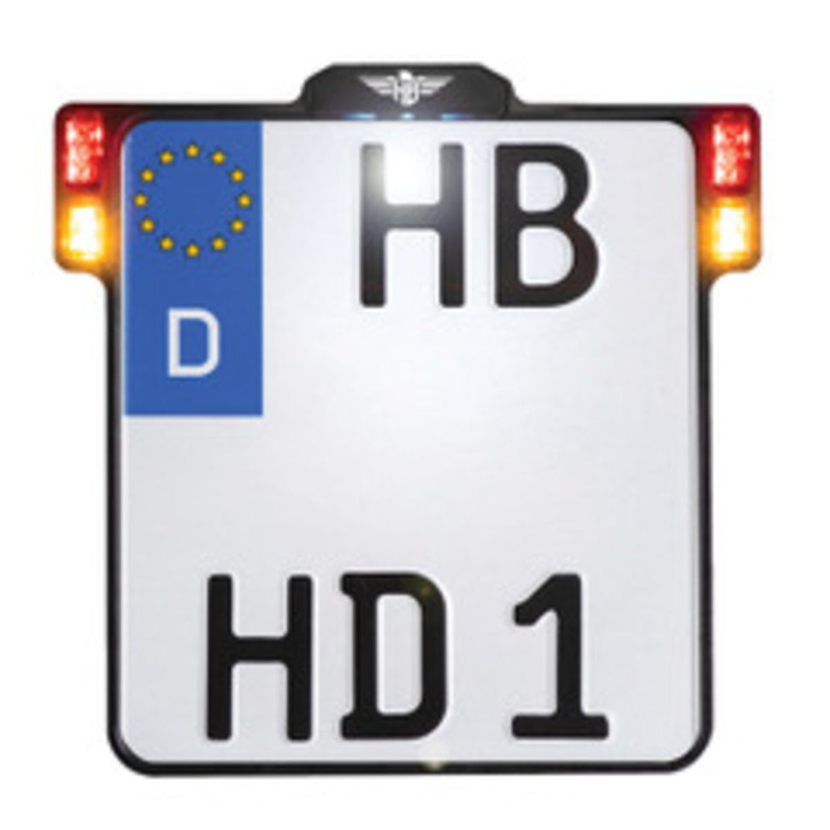 HeinzBikes All-Inn 2.0 license plate bracket with taillight
