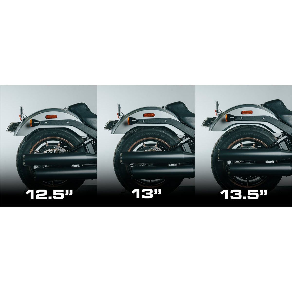Legend Air Suspension Legend Revo-A shock set - STD Duty - 13" - Black