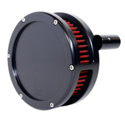 Feuling BA Air Cleaner Kit Slim Black Finish Red Filter