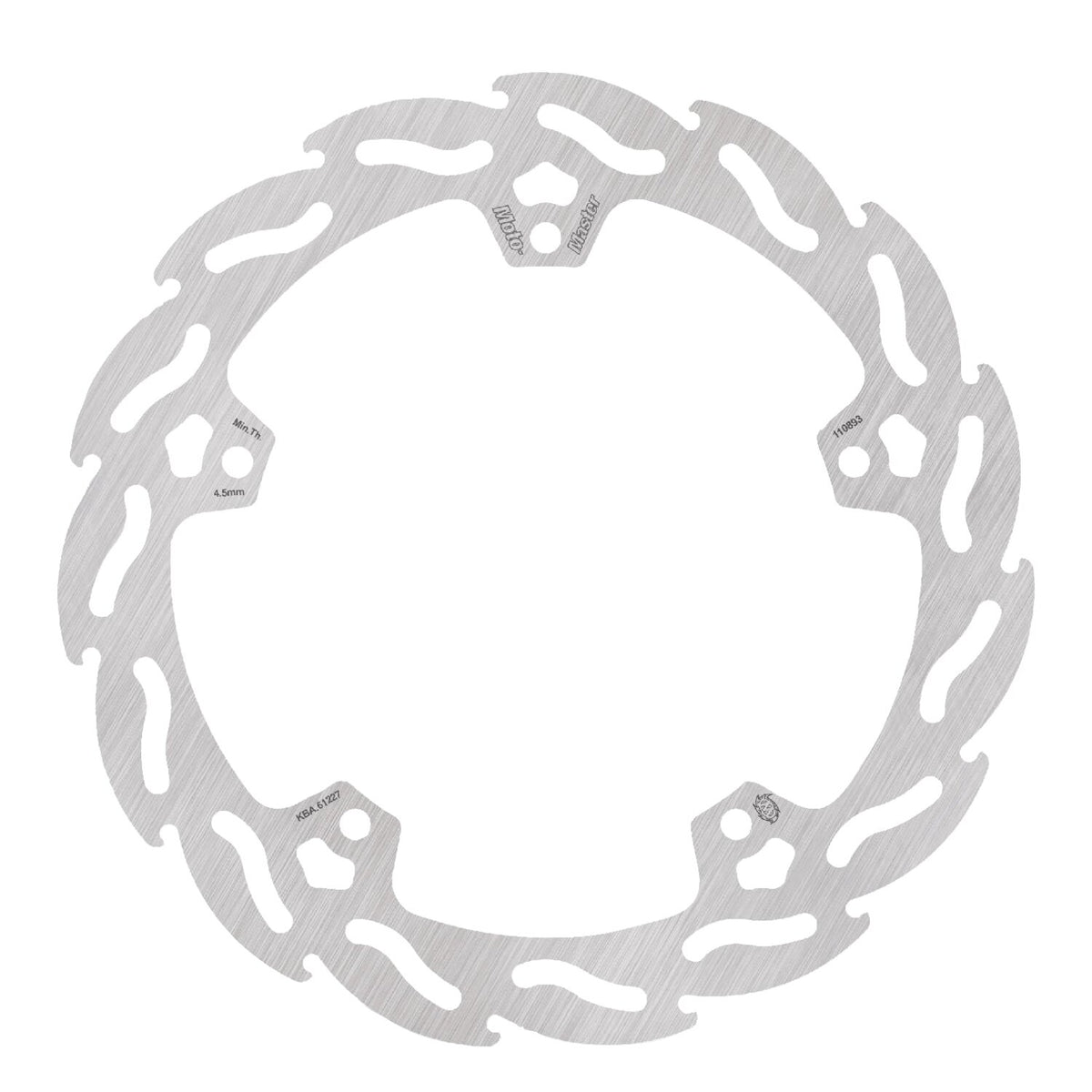 Moto-Master 'Flame' rigid brake rotor - Rear right