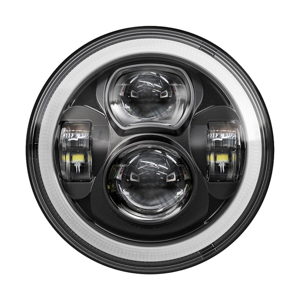 MCS Bright 7" Doubler LED headlamp unit - Black