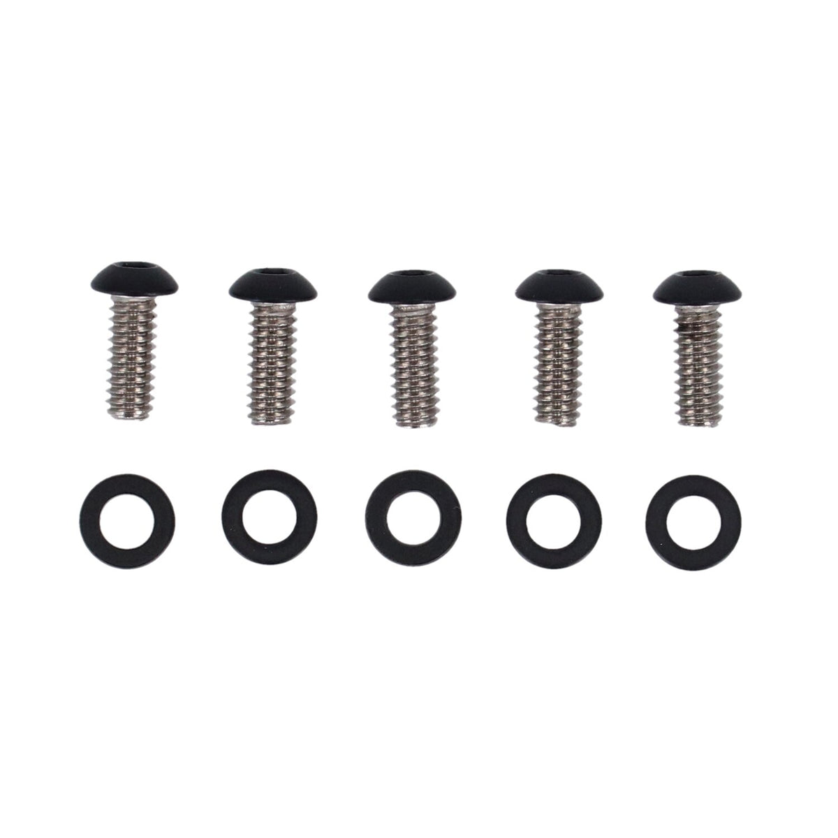 Screws4Bikes bolt kit derby cover - Matte black