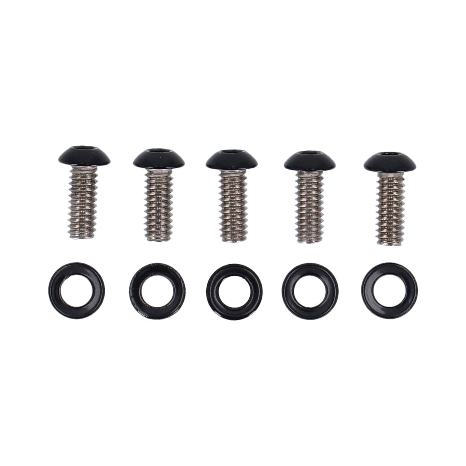 Screws4Bikes bolt kit derby cover - Gloss black