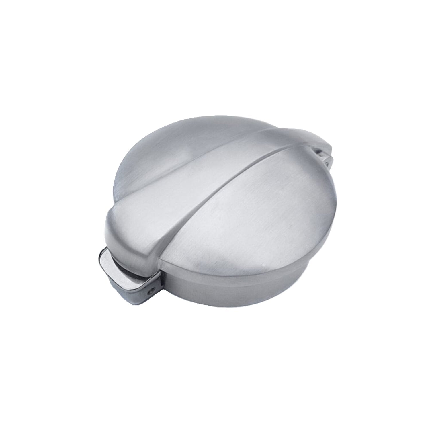 Motone Monza flip up gas cap - Brushed aluminum