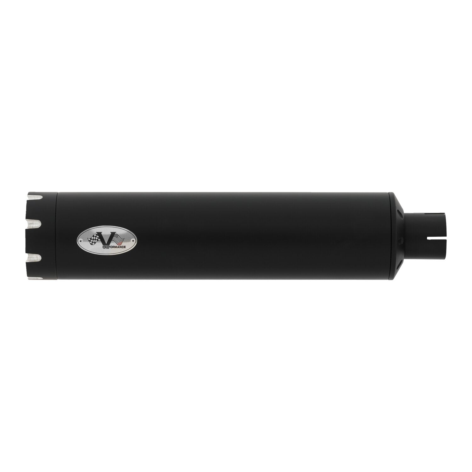 V Performance 2-2 exhaust system - Revolver end caps - Black