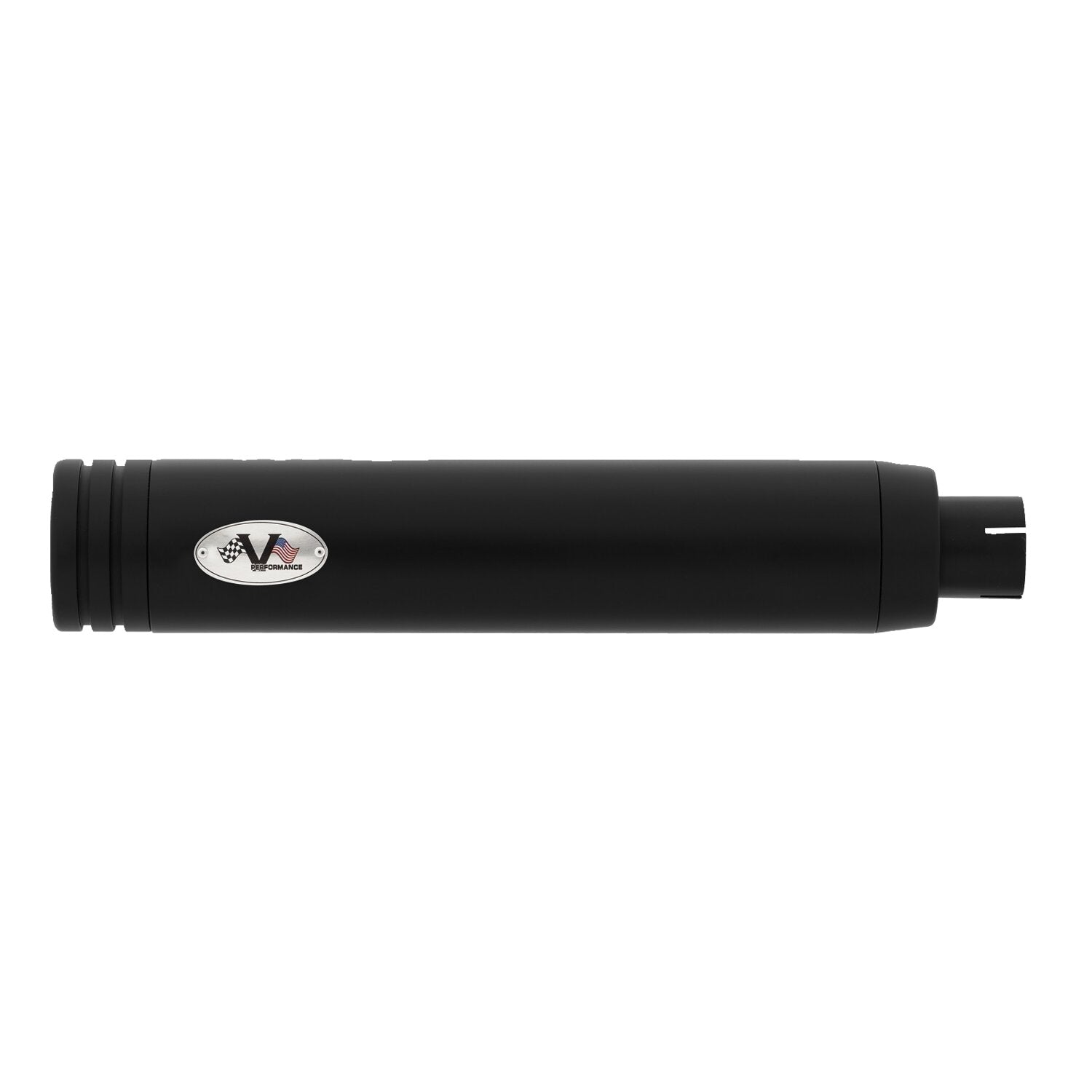 V Performance 'Double Ring' slip-on muffler set - Black