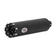 V Performance Revolver 80mm slip-on muffler set - Black
