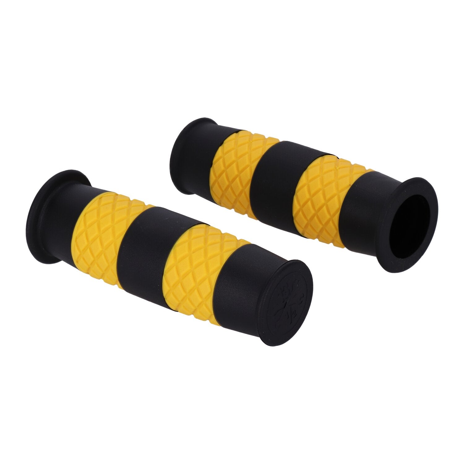 13 and a half company 13 1/2 Outlaw grips black/yellow 1"