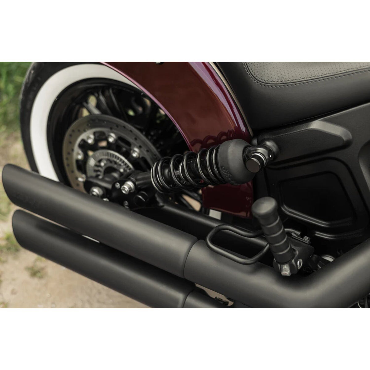 Killer Custom Rear Shock Bolt Covers - Black