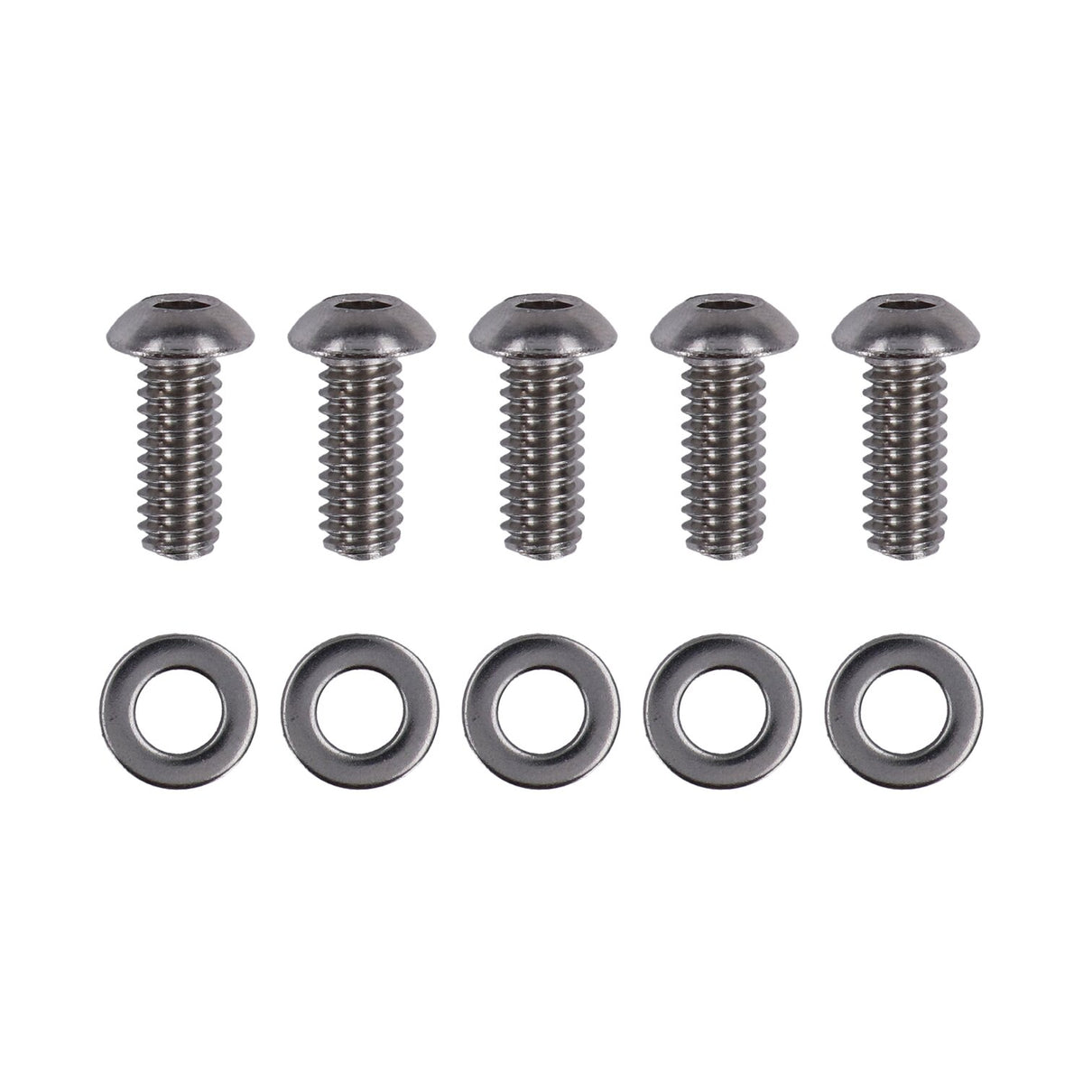 Screws4Bikes bolt kit derby cover - Polished
