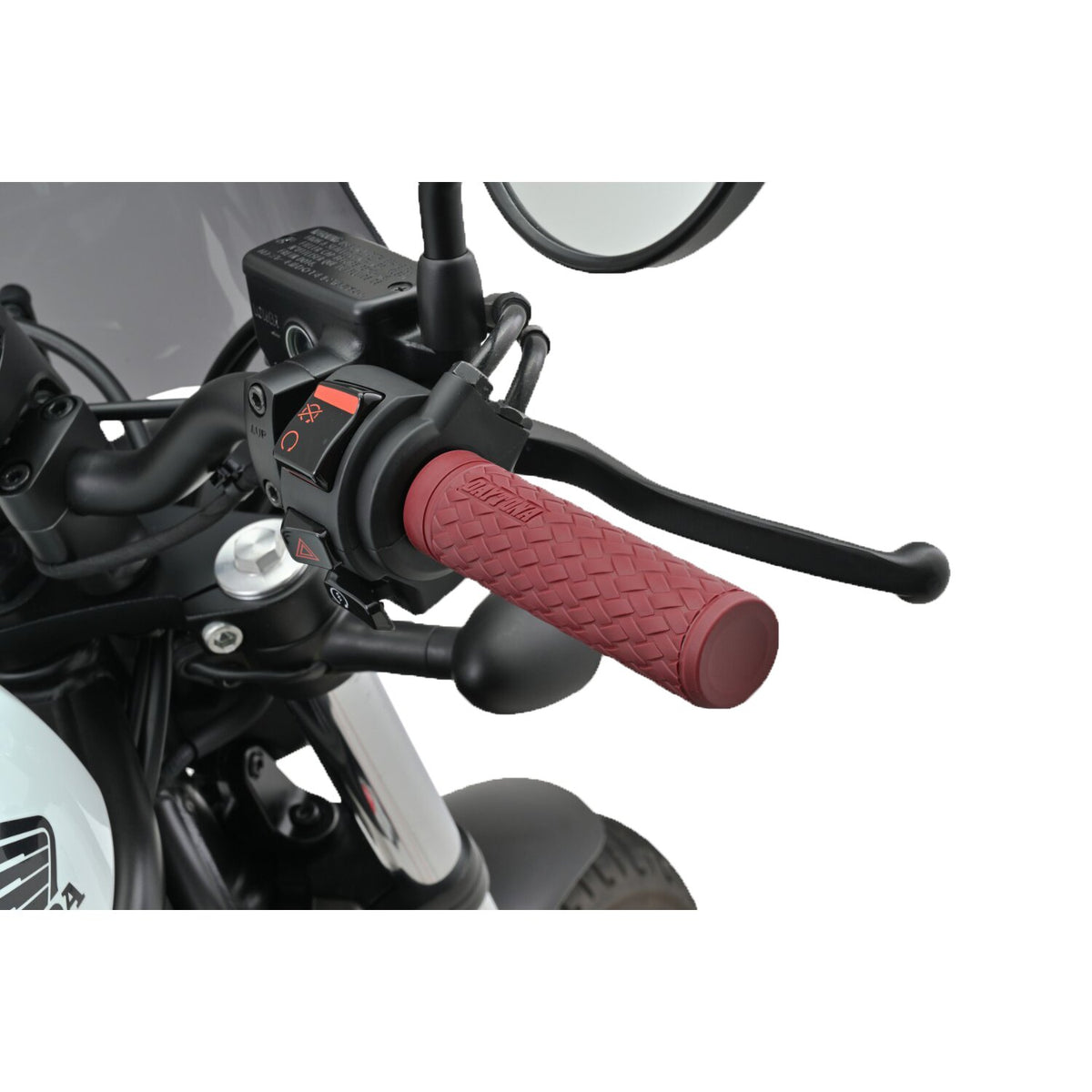 Daytona 1" Grippy Grip set - KNIT - Dark red