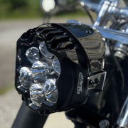 Custom Dynamics 5-3/4" Shark Demon LED headlamp kit