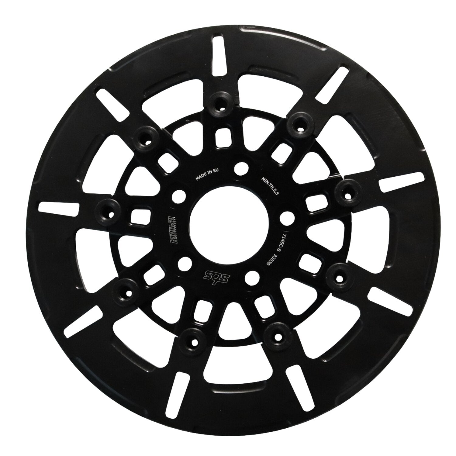 Kodlin by SBS '9-spoke' brake rotor rear - Black
