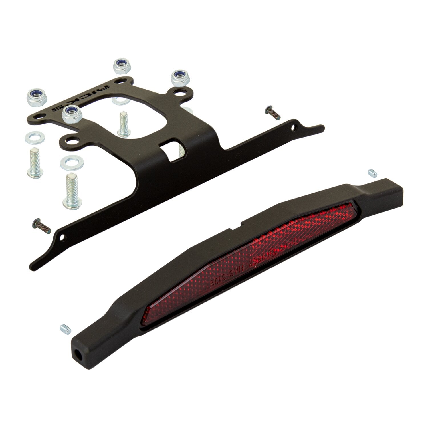 Rick's Motorcycles turn signal bracket kit Atto rear - Black