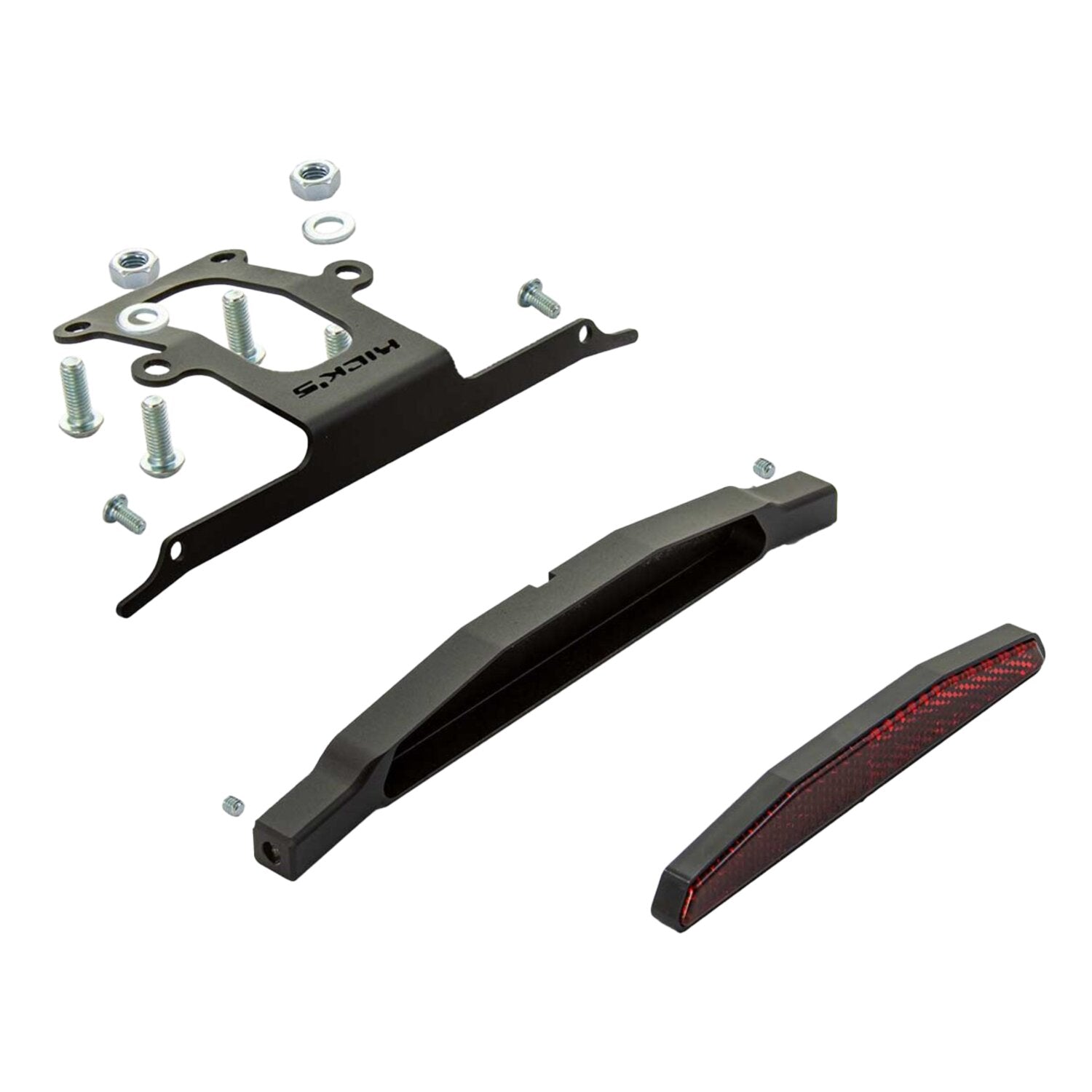 Rick's Motorcycles turn signal bracket kit Atto rear - Black