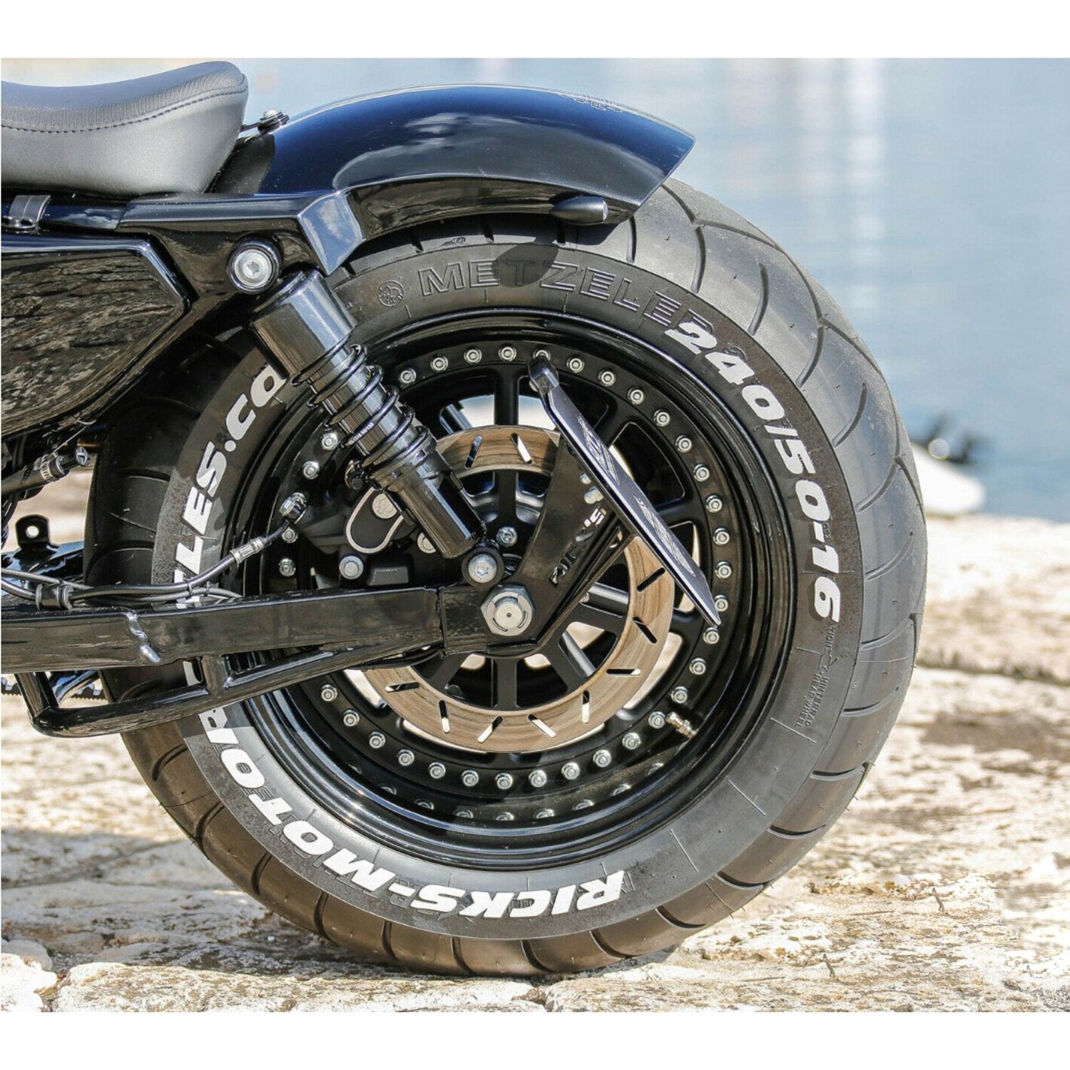 Rick's Motorcycles side mount License plate bracket short