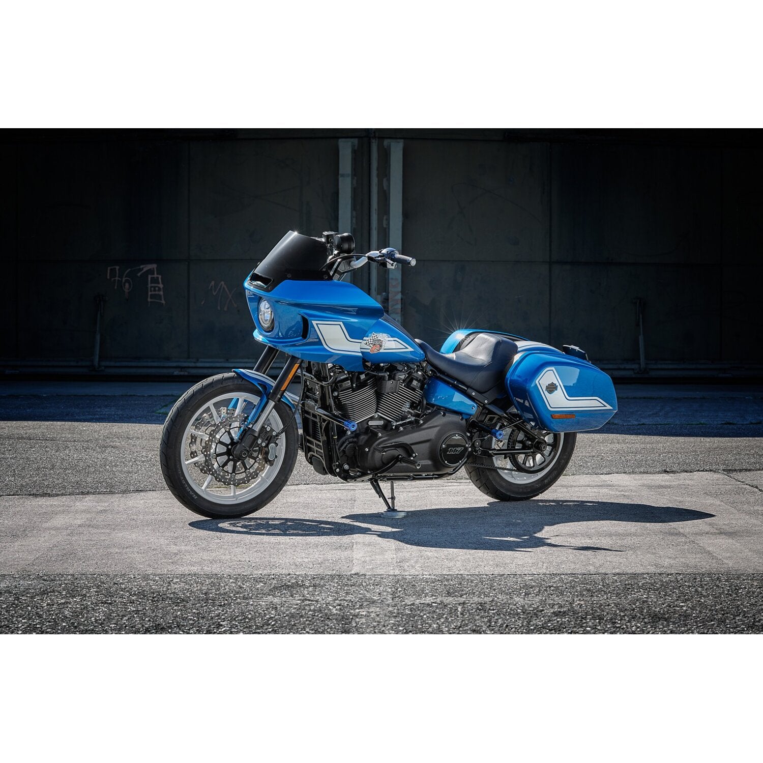 Rick's Motorcycles Clubstyle crashbar end caps - Blue