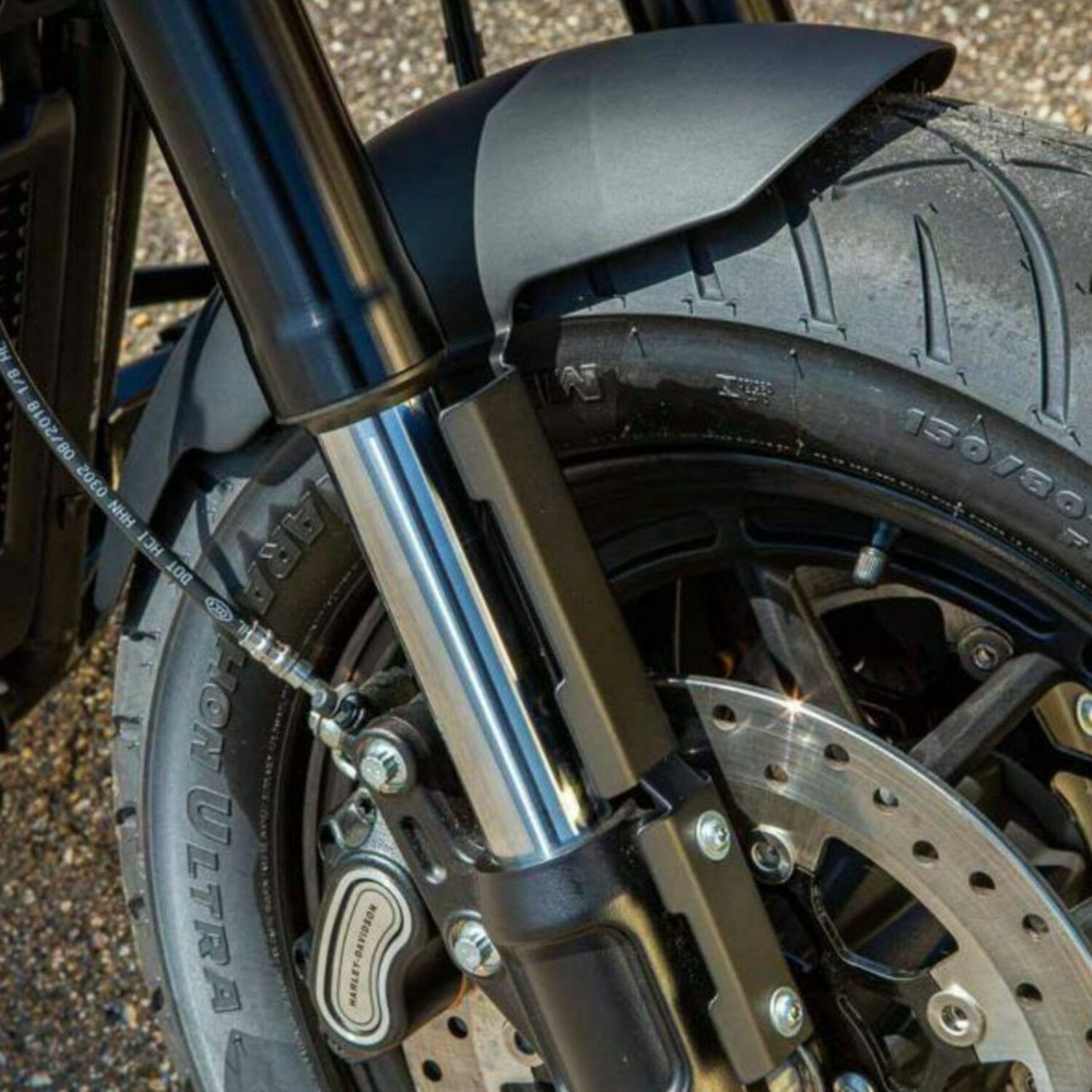 Rick's Motorcycles 150/80-16" custom front fender - Steel