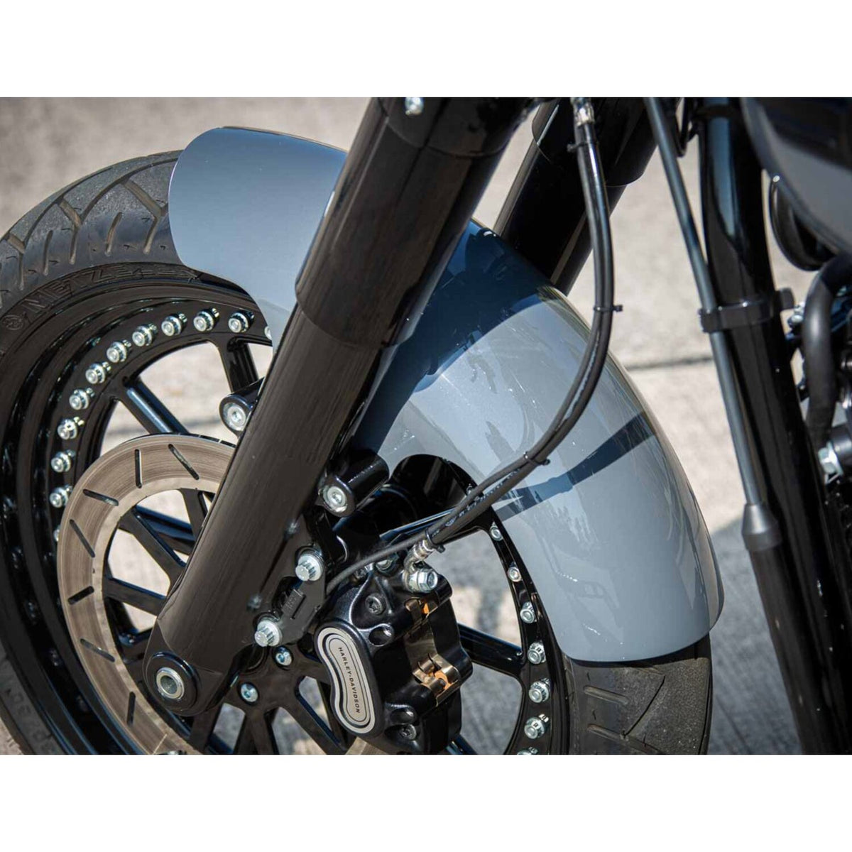 Rick's Motorcycles Softail 18" custom front fender - Long