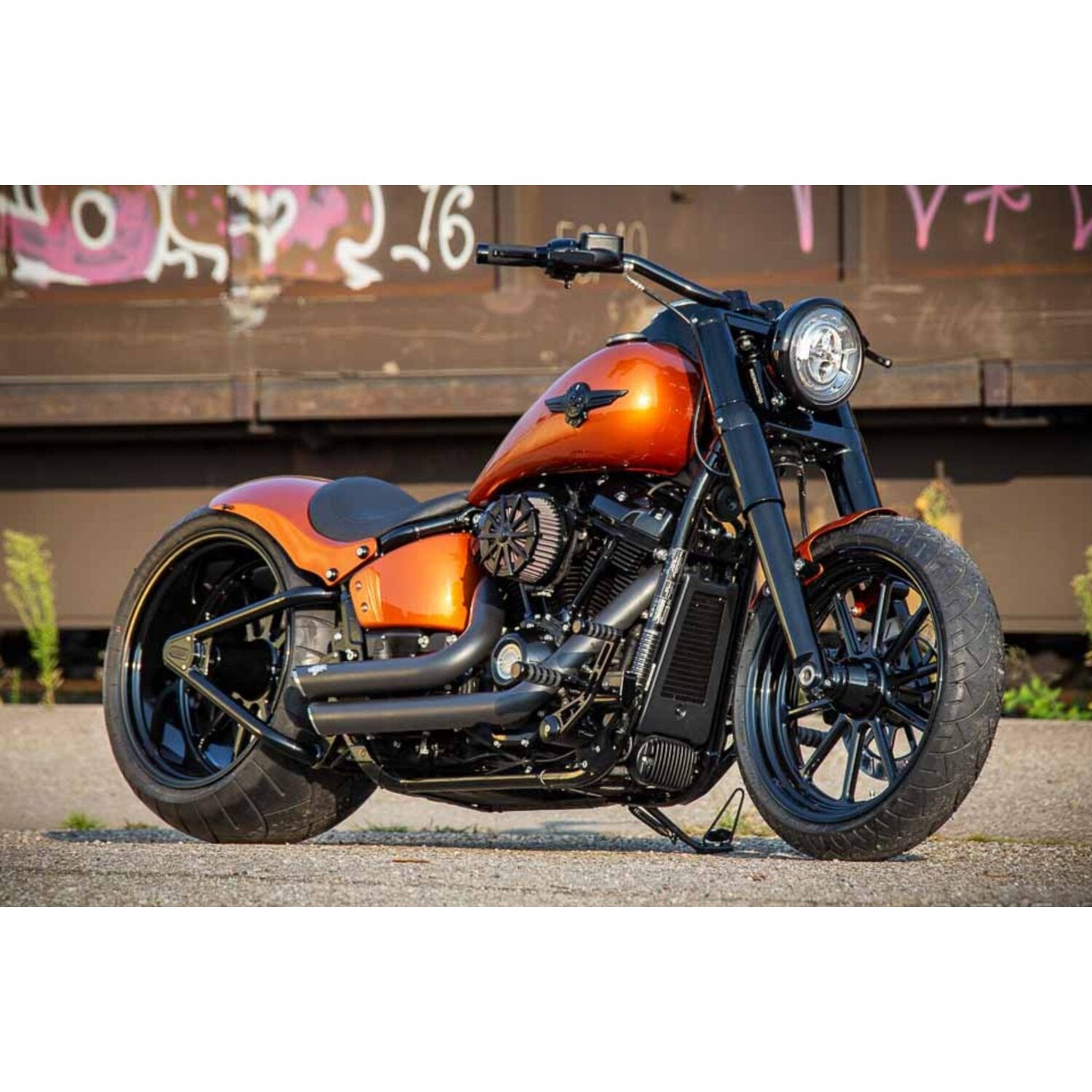 Rick's Motorcycles Softail 18" custom front fender - Short