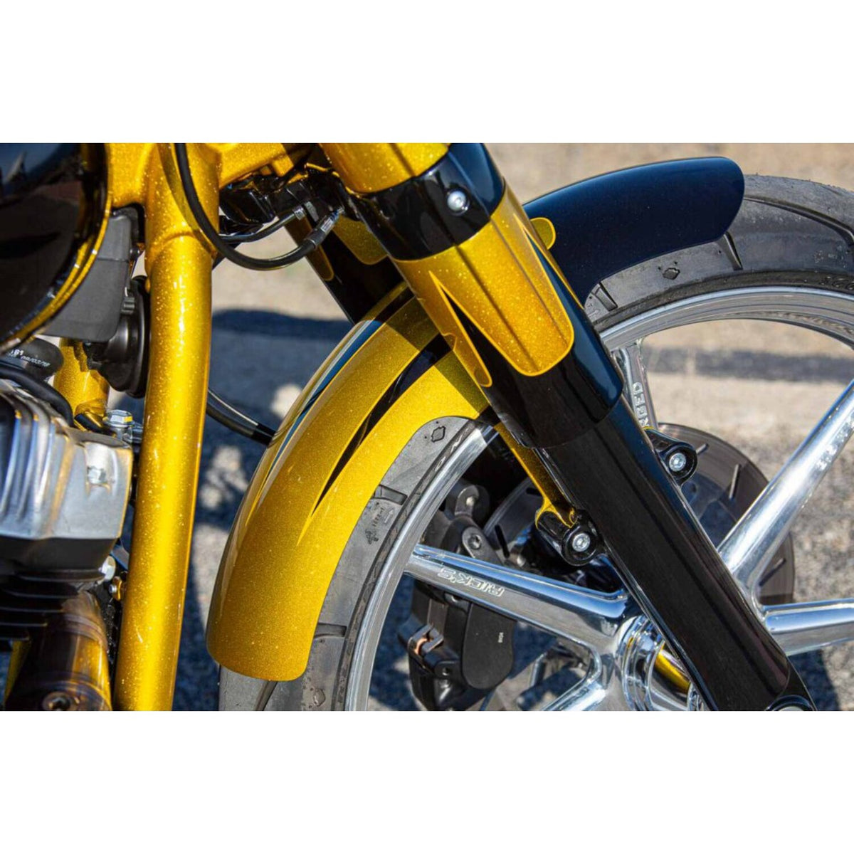 Rick's Motorcycles Softail 21" custom front fender - Long
