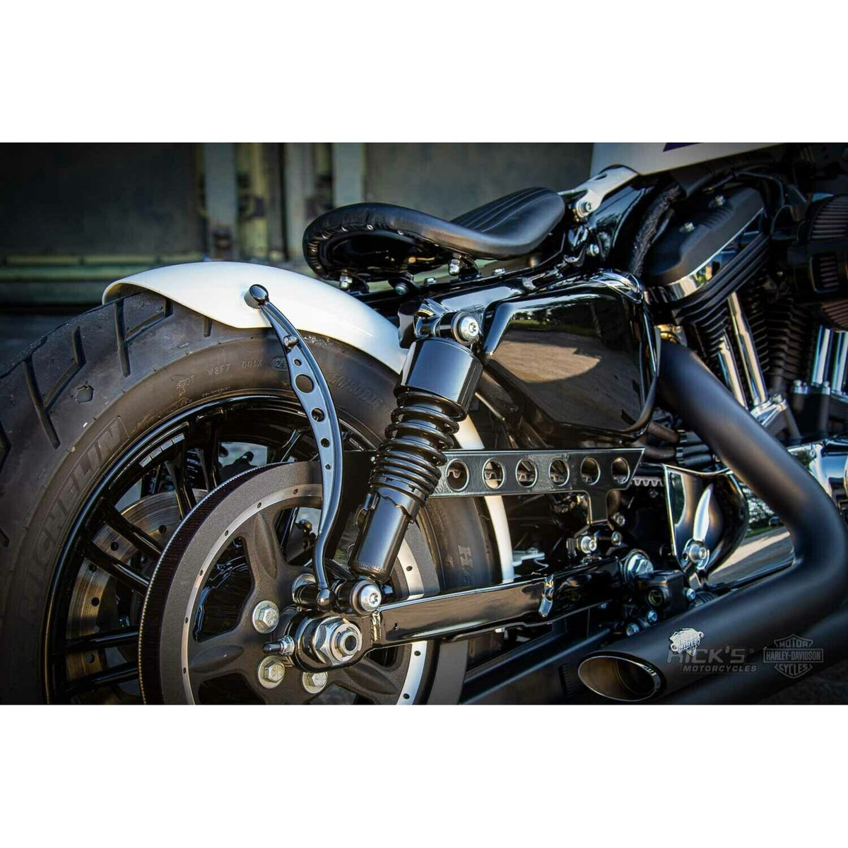 Rick's Motorcycles Rear fender Bobber 150mm tire - Steel
