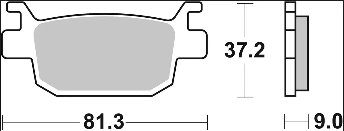 Brembo Prime Line Carbon Ceramic Brake Pad Set