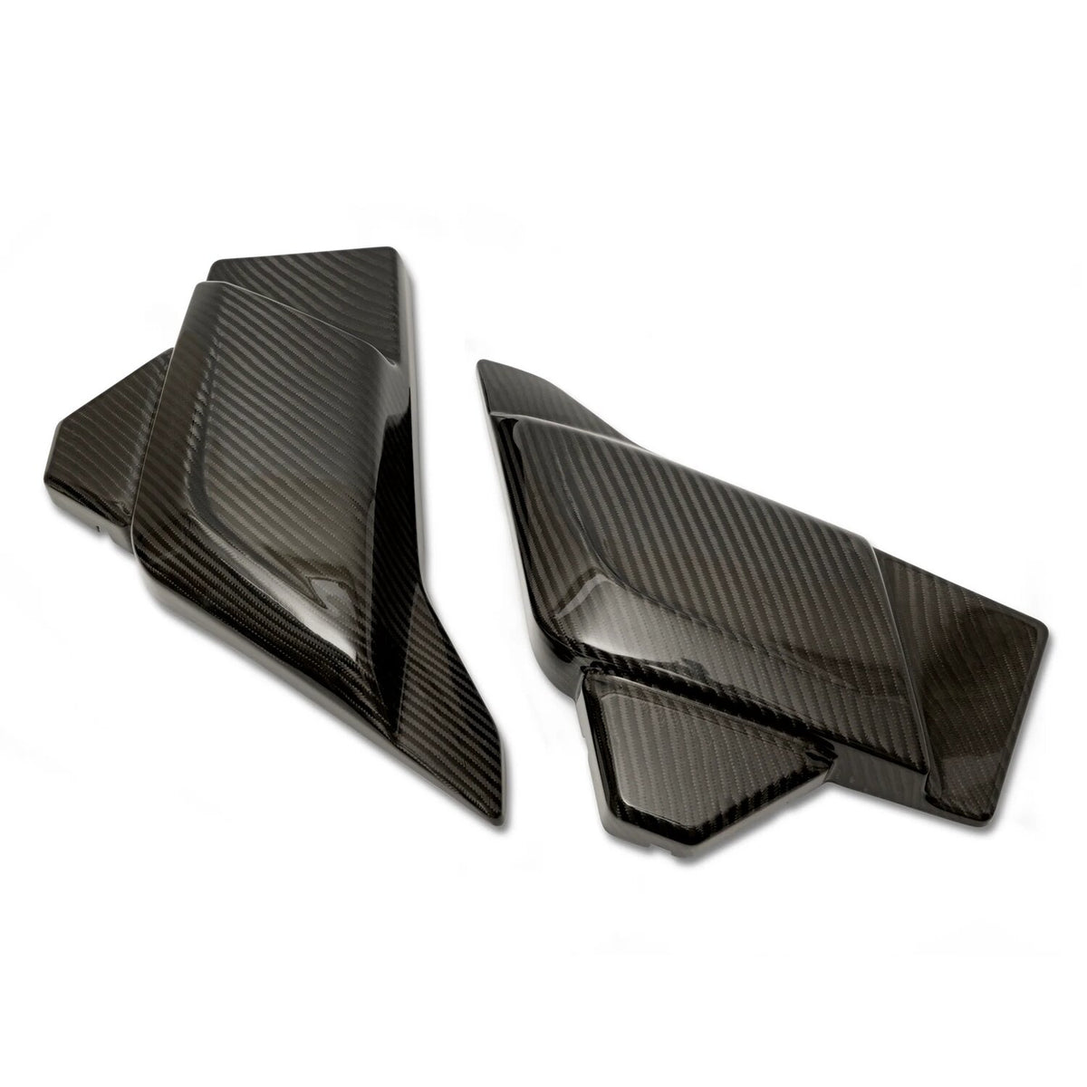 Tommy & Sons Flow style carbon side cover set - Woven