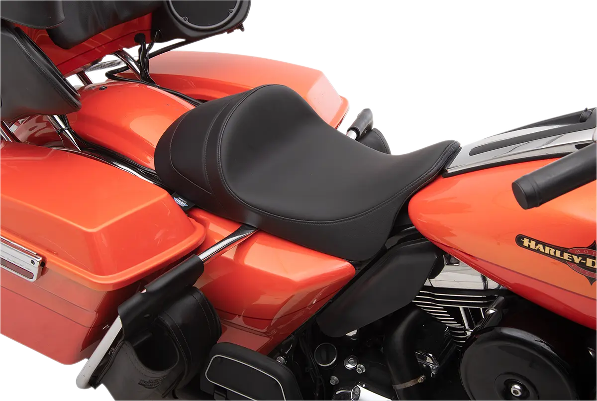 Drag Specialties Ez-on Low Solo Seat - For Harley Davidson