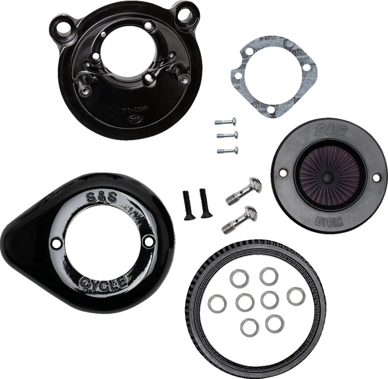 S&s Cycle Air Stinger Stealth Air Cleaner Kit