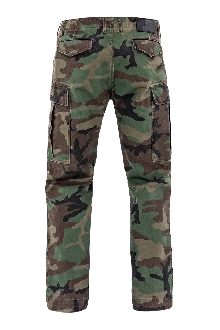 John Doe Monolayer Cargo Riding Pants Camo