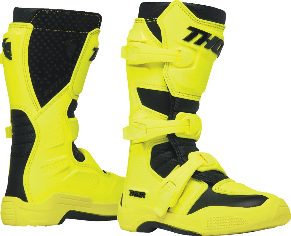 Thor Youth Blitz XR Boots Acid/Black