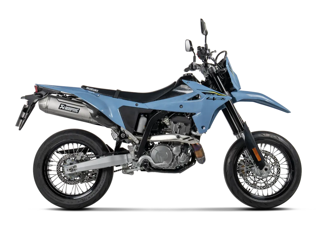 Akrapovic Slip-On Titanium Street Muffler for Suzuki DR-Z400S/SM