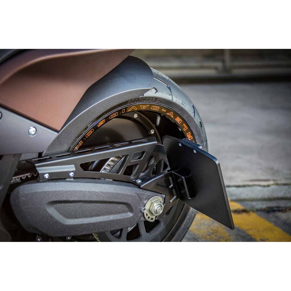Rick's Motorcycles belt cover kit FXDRS - Matte black
