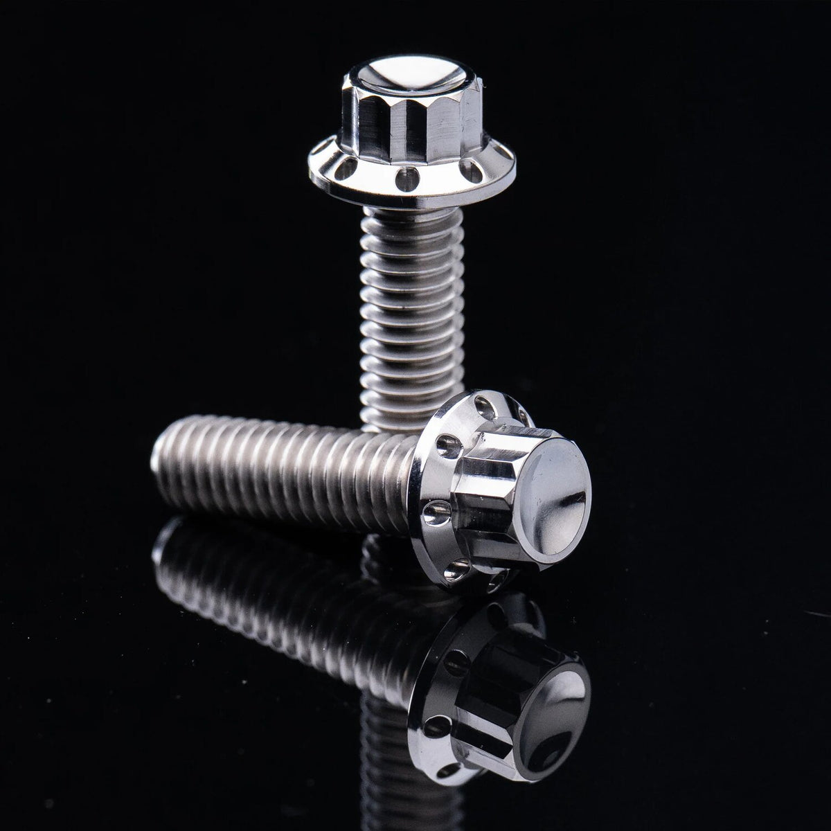 Arlen Ness titanium 12-point transm - top cover bolts - Pol