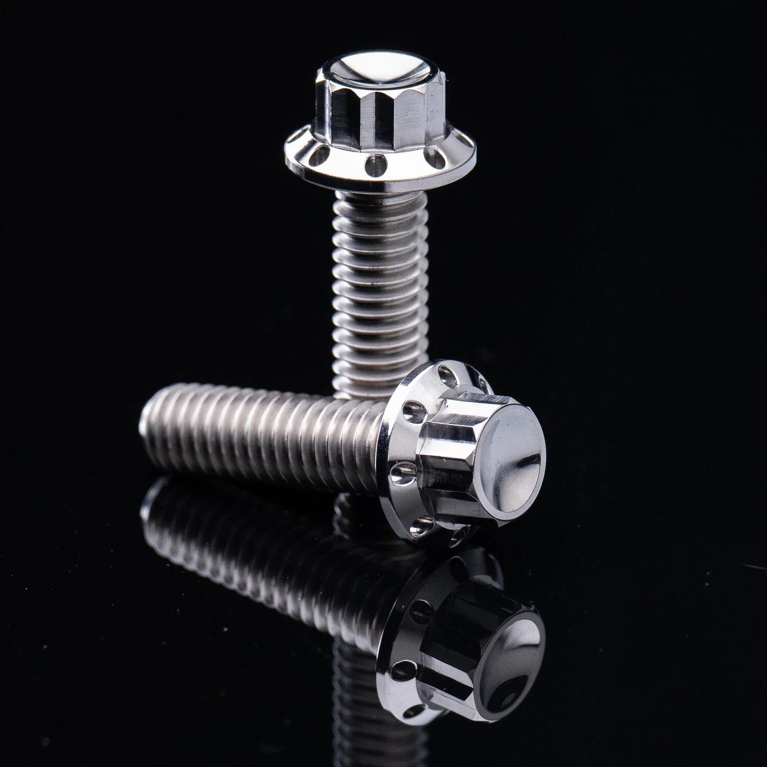 Arlen Ness titanium 12-point transm - top cover bolts - Pol
