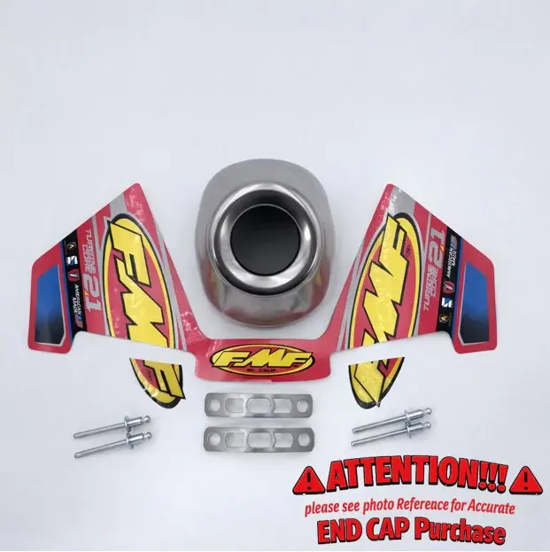 FMF T-Core 2.1 Replacement End Cap Kit 31.75mm