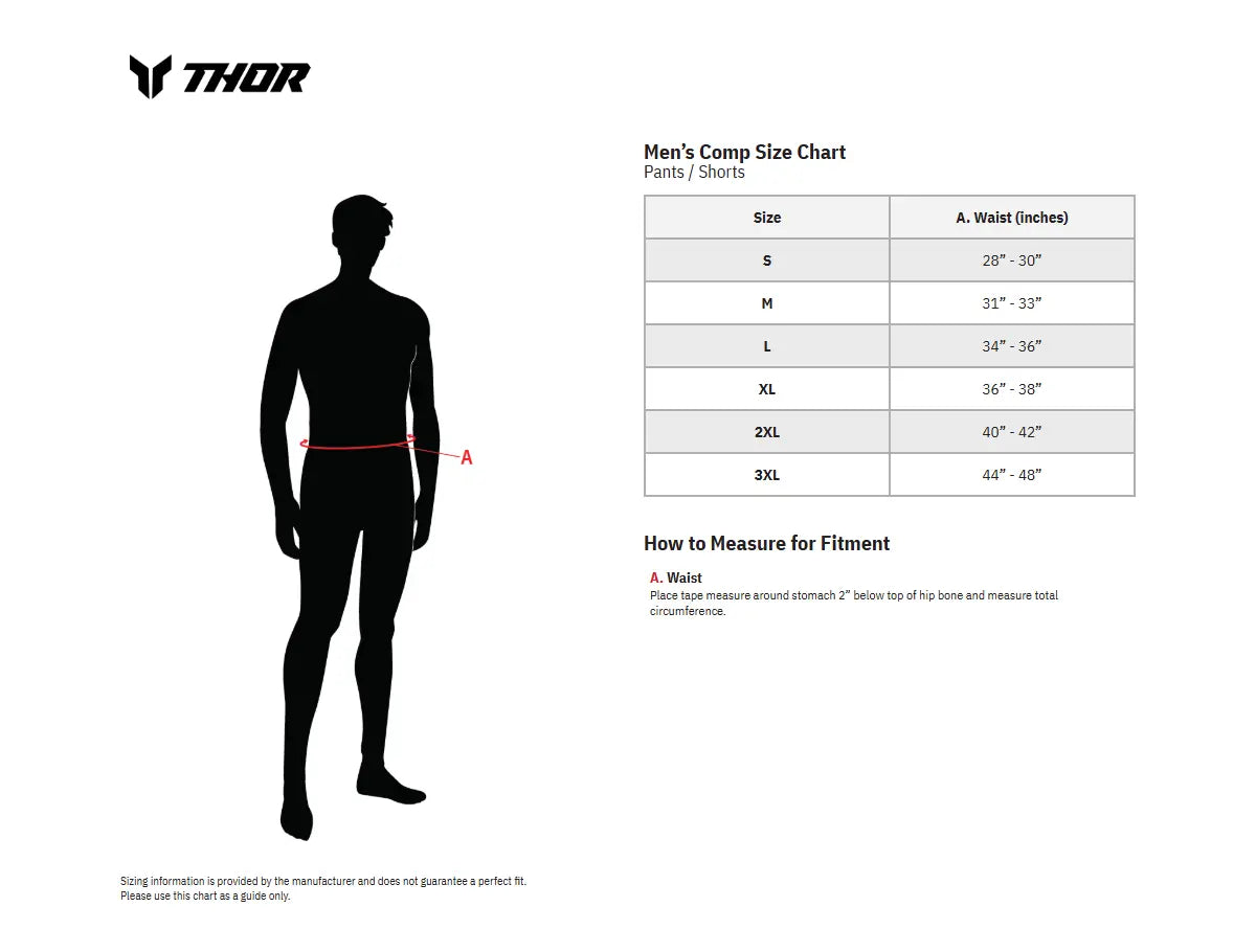 Thor Comp XP Underwear Pants Black