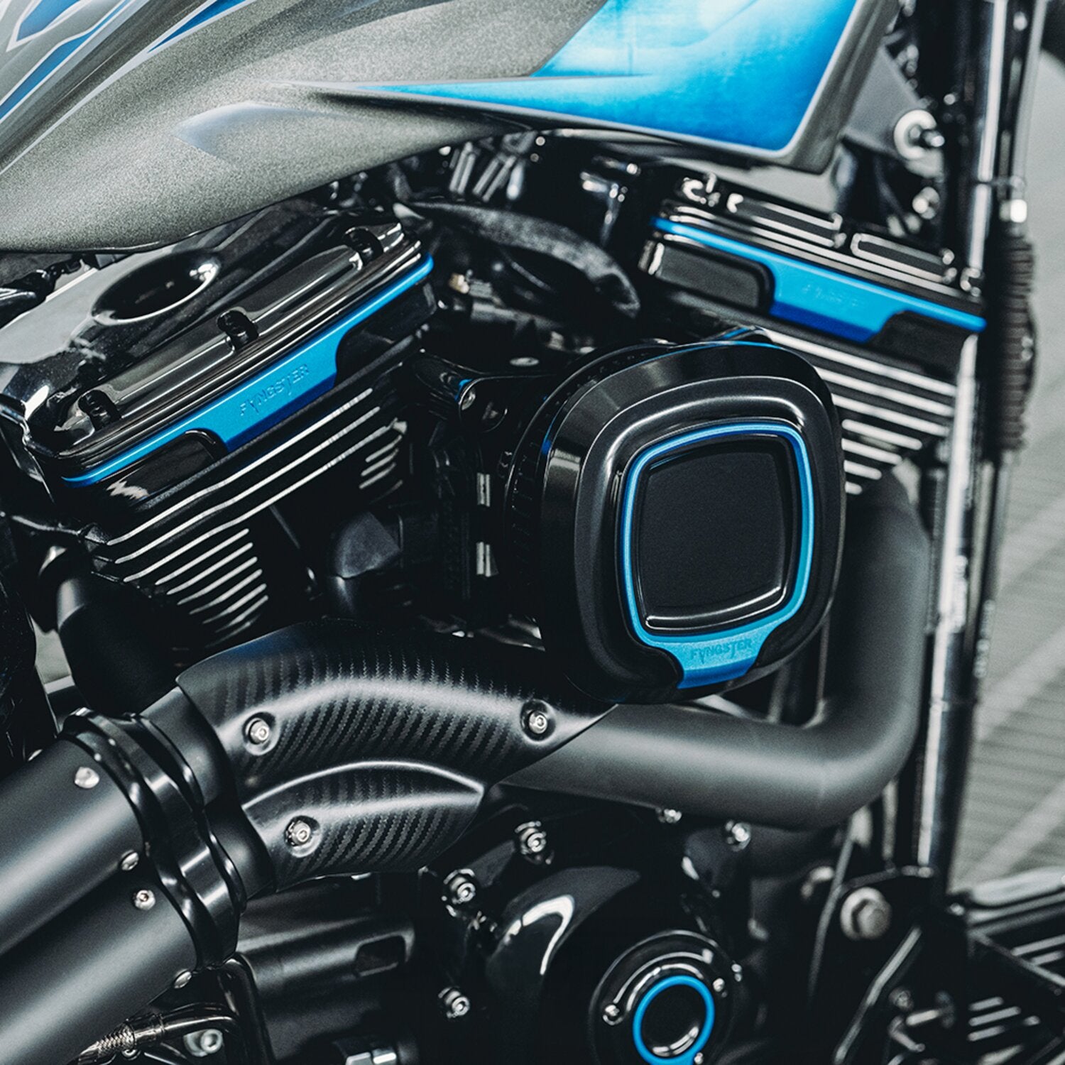 Fangster Air cleaner - Black blue