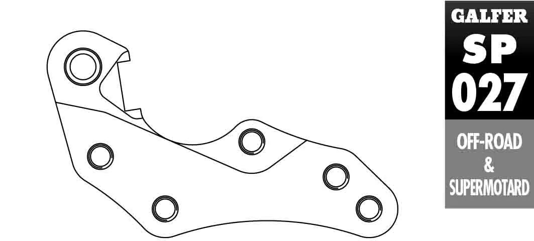 Wspornik Przenoszący Zacisk Hamulcowy Galfer Do Rotorów 270mm