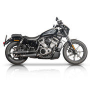 V Performance 2-2 exhaust system - Double Ring end caps - Bla