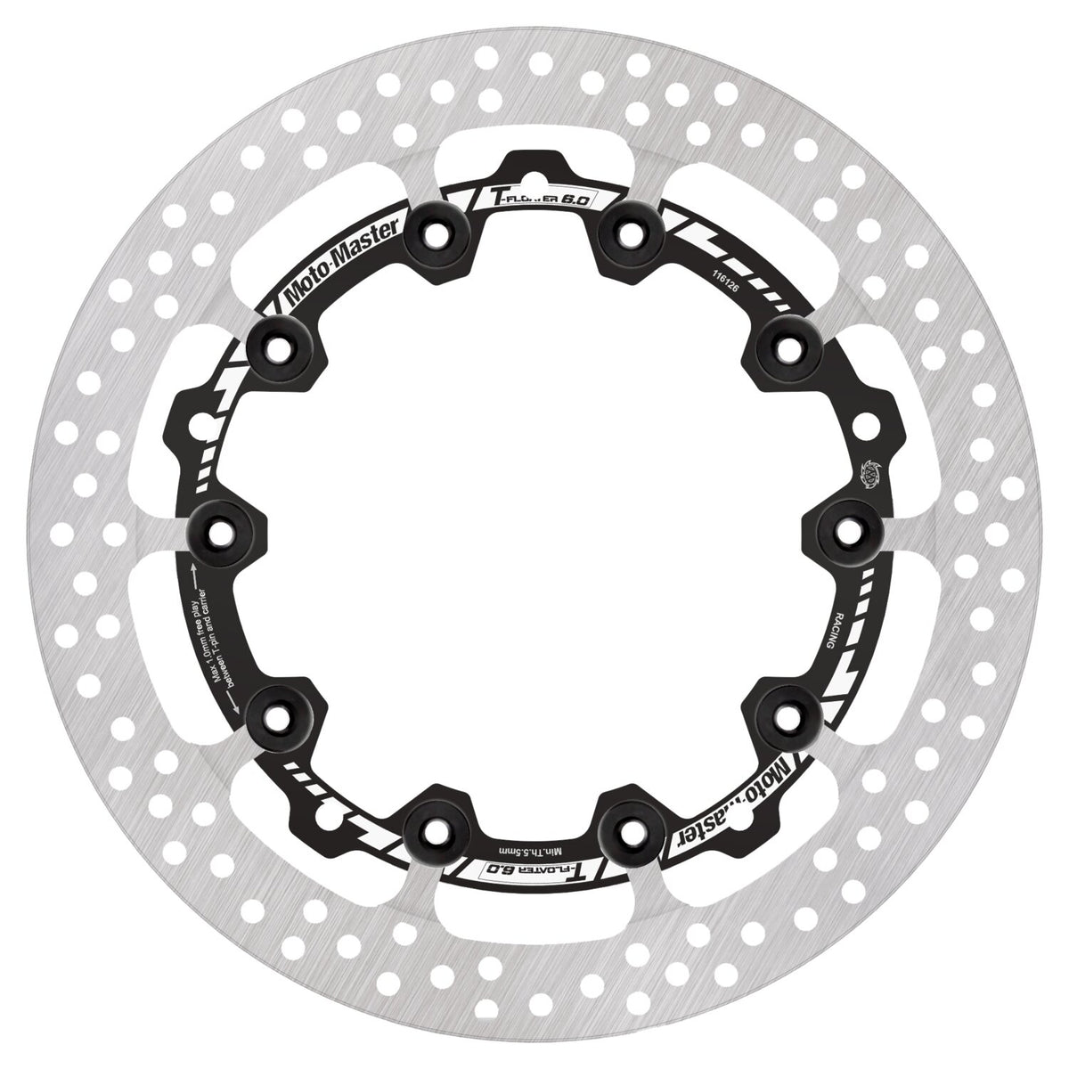 Moto-Master HALO T-Floater Full Floating Brake Rotor