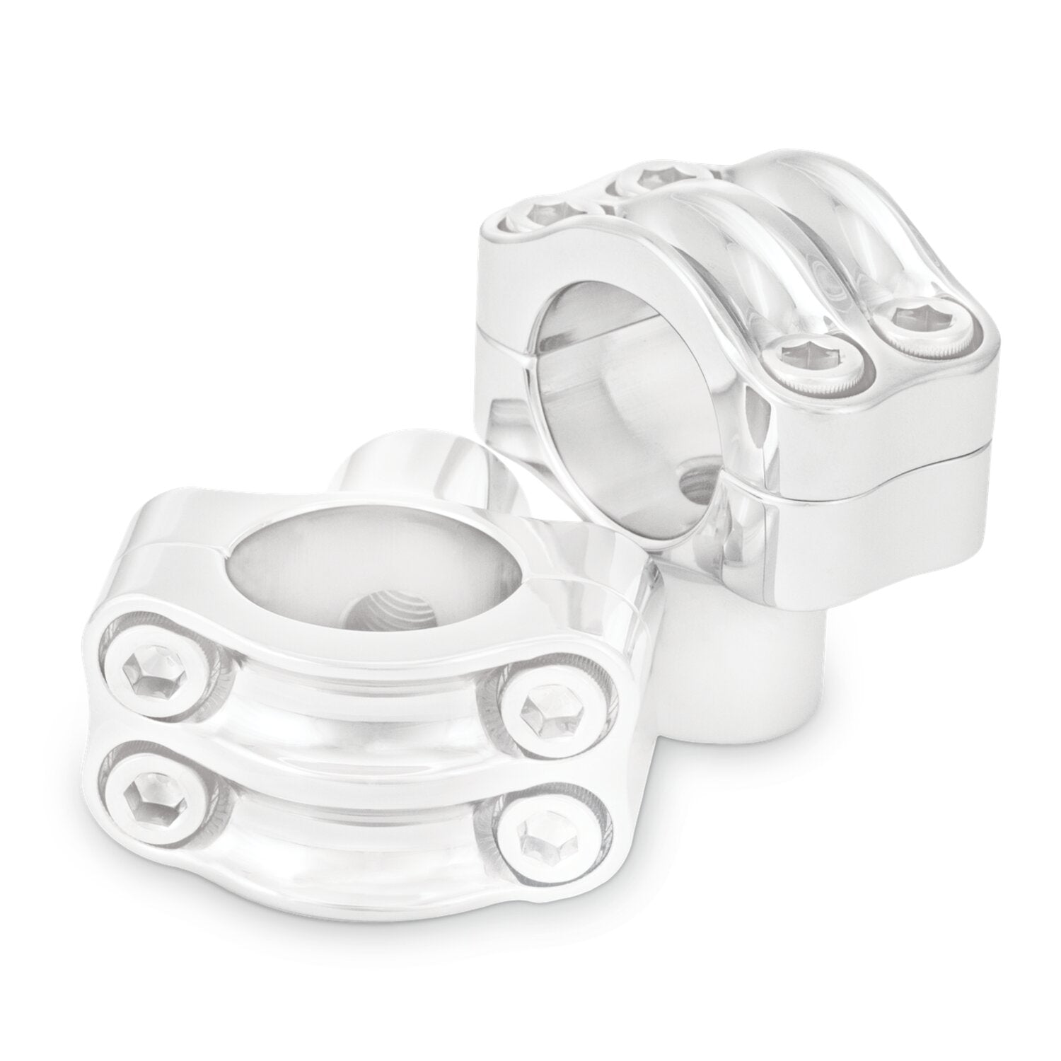 Burly Reaper riser kit - 1.5" high - 8-bolt 2-piece - Chrome
